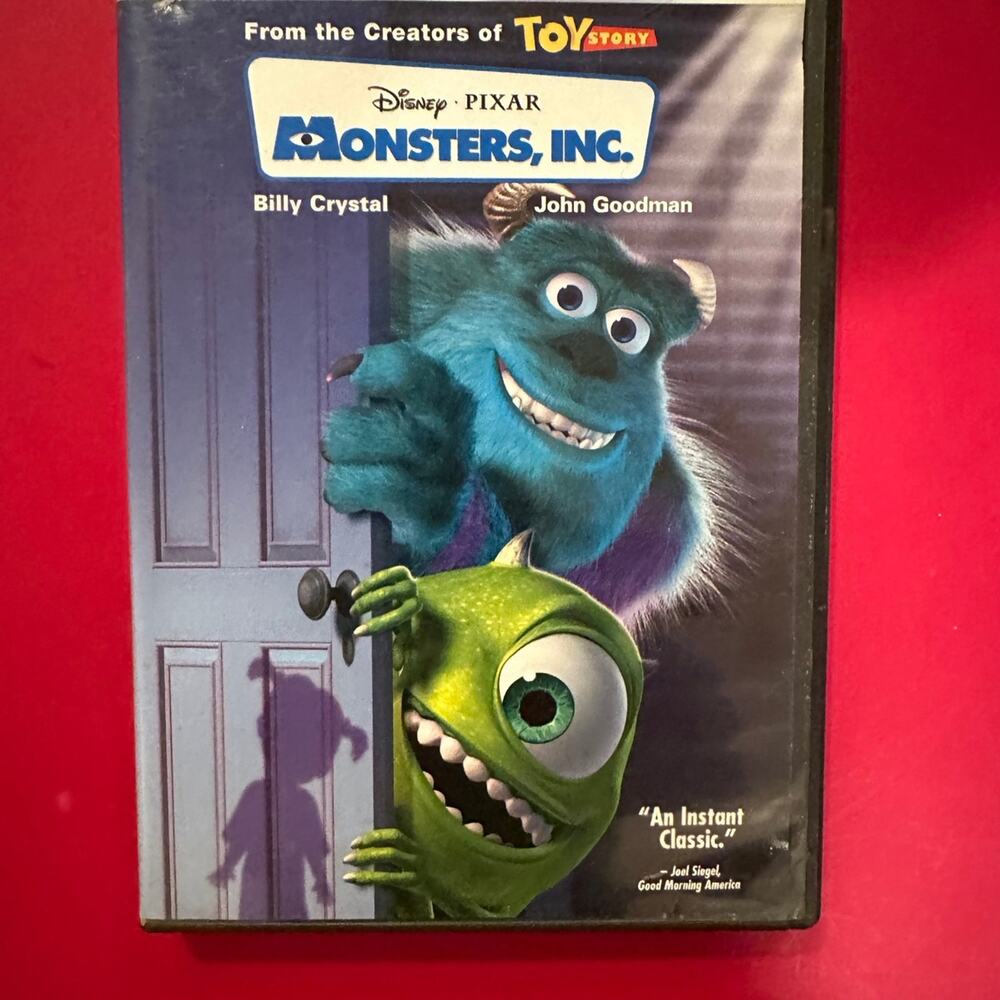 Disney Pixar Monsters Inc. DVD